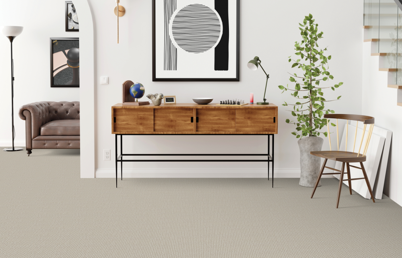 carpet in living room